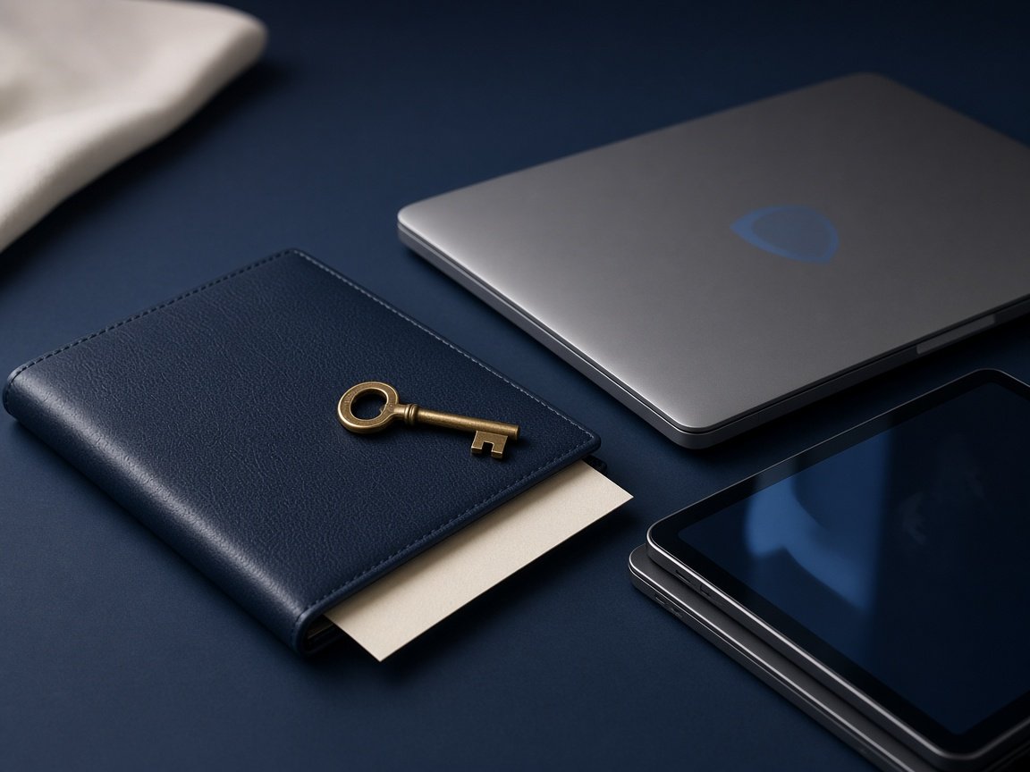 Protected document wallet, key, and devices for controlled record access